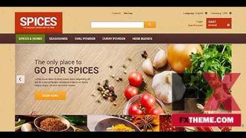 Spice Shop PrestaShop Theme by Hermes TMT by Vern Archie