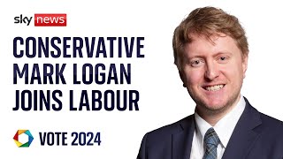 'We need a new government': Conservative Mark Logan defects to Labour