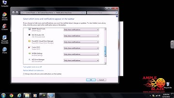 How to Change the Notification Area using Windows 7