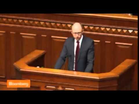 Yatsenyuk Russia Destroying Ukraine