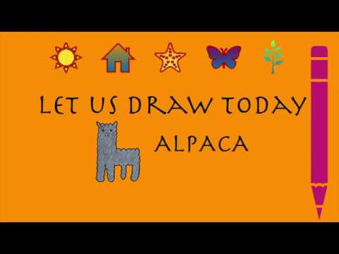 Lesson 5 - How to draw an Alpaca - YouTube