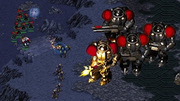 2 Barracks Marines -vs- 2 Gateway Protoss