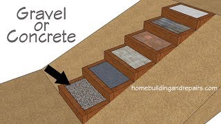 What Materials Should You Use For Filling Steps?  Landscaping Stair Boxes