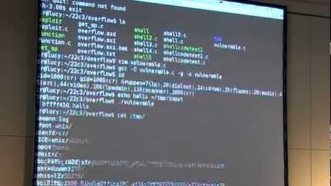 22C3 understanding buffer overflow exploitation (4/4)