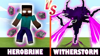 Minecraft Tamil | Team Herobrine VS All Boss Mobs Reaction In Minecraft 🤣  | George Gaming |