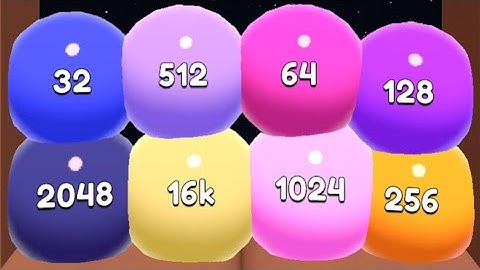 Jelly 2048: Level Up Jelly Numbers Mobile Game Blob Merge 3D 16k (Part 01) New Android iOS Gameplay