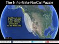 The Niño-Niña-NorCal puzzle