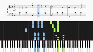 F. Schubert - 12 Grazer Waltzer, D. 924, Op.  91, No. 9 (Piano Tutorial)