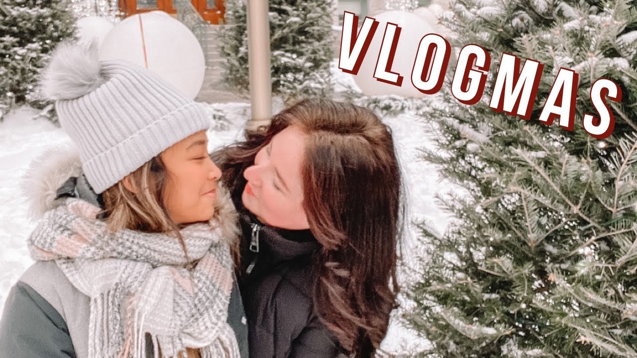 MY GIRFRIEND’S FIRST TIME IN THE SNOW ❄️ Lesbian Couple 🎄Vlogmas