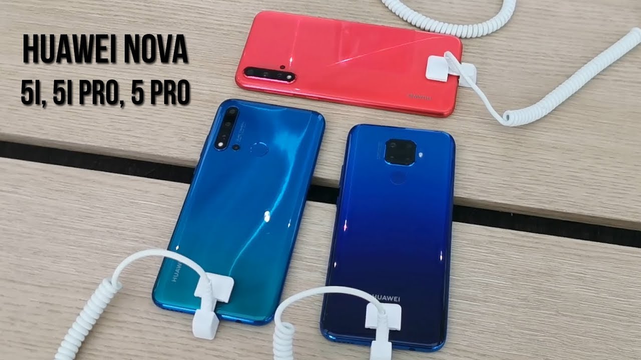 A quick look at Huawei Nova 5i, Nova 5i Pro, and Nova 5 Pro!