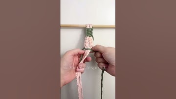 Macrame flower tutorial #macrame #macrameflower #macrametutorial