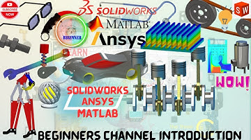 SolidWorks | Ansys | MATLAB Tutorials | Design & Simulation | Mechanical Engineer @beginners01