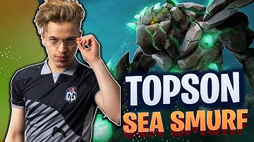 TOPSON - Tiny Offlane |SEA Smurf| IMMORTAL Pro Gameplay DotA 2