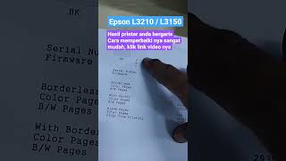 Cara Cek Print head epson L3210 masih bagus apa rusak Part 2