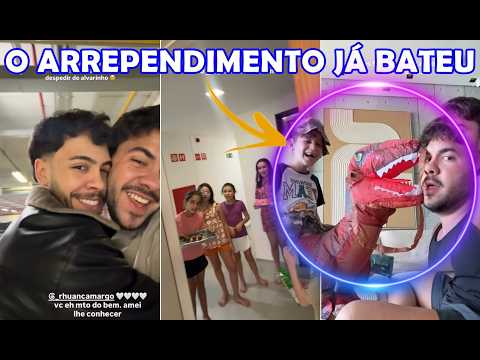 Alvaro Xaro se despedindo do seu clone + A fantasia de dinossauro do João | Stories do Alvaro