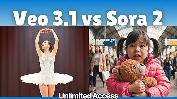 Google Veo 3.1 vs Sora 2 Pro (Unlimited Access)