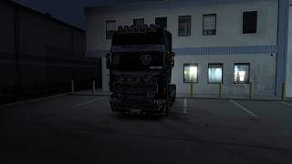 SCANIA R620 V8 OPEN PIPE TEST ETS2