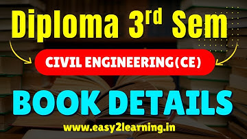 Diploma 3rd Sem CE Books | WBSCTE Book List 2025 | Civil Engineering WB Polytechnic