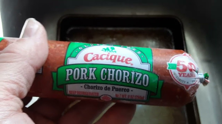 Cacique pork Chorizo review