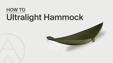 Alton - Ultralight Hammock - How To