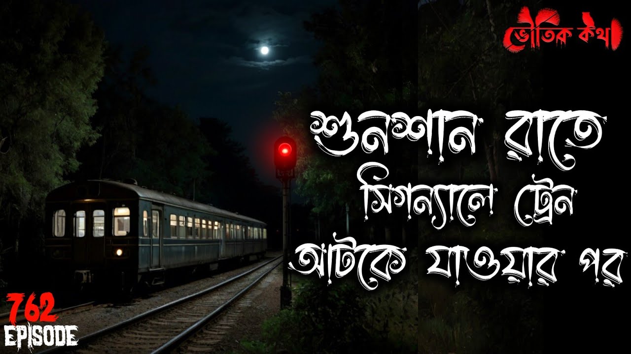শুনশান রাতে সিগন্যালের ট্রেন আটকে যাওয়ার পর | Voutik Kahini | Rail line Horror Story | Bhoot Fm