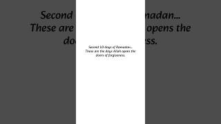 Second Ashra of Ramadan — Days of Forgiveness.❤️ #SecondAshra#RamadanForgiveness#Astaghfirullah