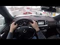 Mercedes-Benz GL550 4Matic(2015)- POV Winter Drive Tristate NY/NJ -Pirelli Scorpion Winter Tire