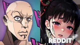 Demon Slayer | Anime VS Reddit | Rock Recation Memes