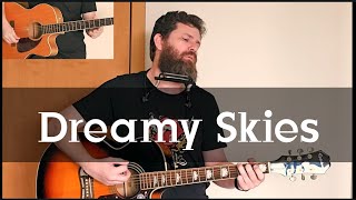 Dreamy Skies | The Rolling Stones | Acoustic Guitar and Harmonica (C) Cover