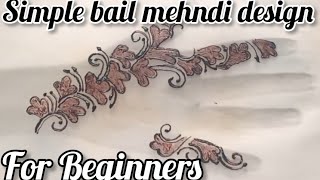 Simple bail mehndi design for beginners | Stylish Henna Pattern | eid especially mehndi designs  screenshot 4