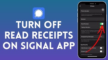 How to Turn Off Read Receipts on Signal App (2024) | Signal App Tutorial