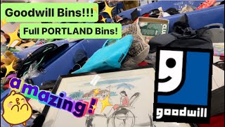Let’s Go To Goodwill Bins! We’re Back In Portland! Finding Designer Bags! Thrift With Me! +HAUL!