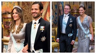Royal Tiaras for Victoria and Sofia of Sweden at the Representatives Dinner 2022