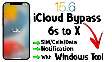 iPhone 🔥6s to X iOS 15.6 iCloud Bypass & Jailbreak With ✅SIM Working Windows Tool