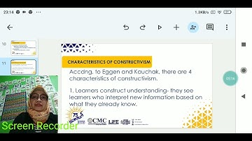 Report about Constructivism Knowledge/ Concept Learning (Module 14) part 1.