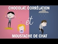 Chocolat, corrélation et moustache de chat