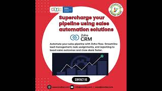 Zoho CRM sales automation #zohocrm #salesautomation #crmsoftware #zohopartner #leadmanagement