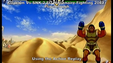 Capcom vs Snk 2 EO Millionaire Fighting 2001 Balrog Playthrough using the ARfor GC :D #Nintendo #GC