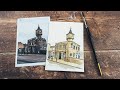Line and Wash | Painting a Building with a Clock Tower