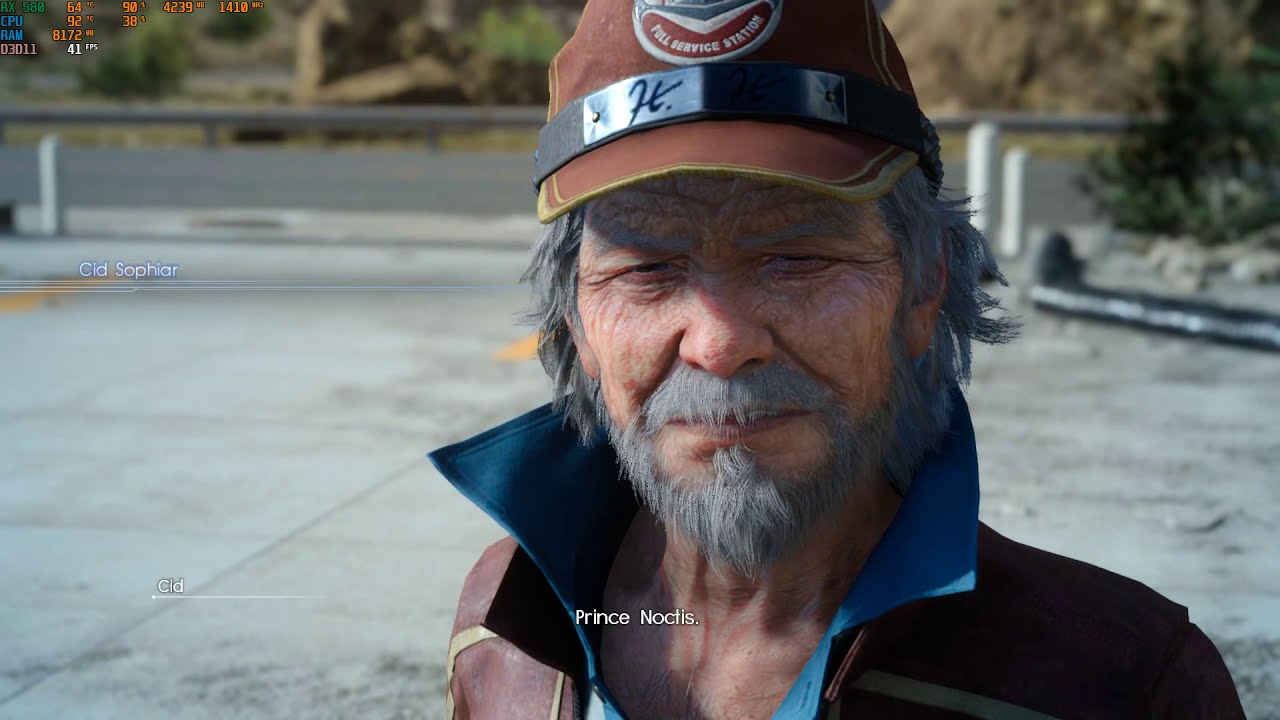 Final Fantasy XV: Windows Edition | RX 580 8G (eGPU) | Benchmark | Ultra Settings