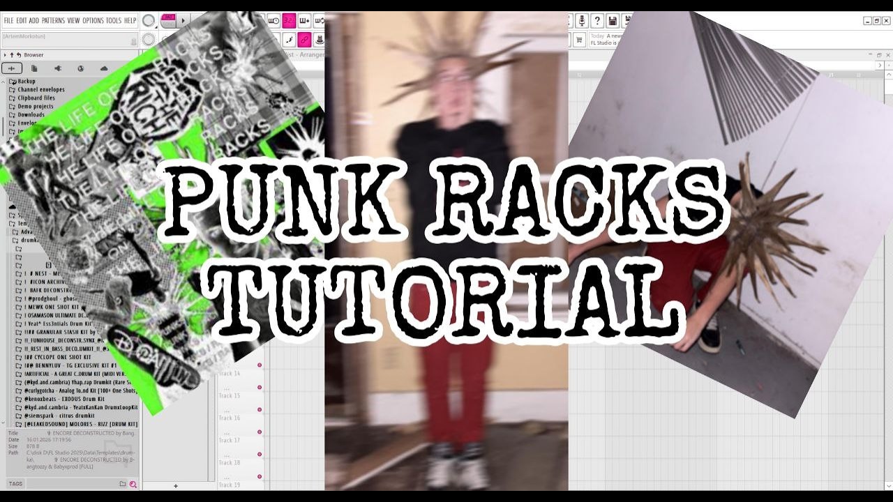 How to Make beats for PUNK RACKS like THE LIFE OF RACKS - YouTube