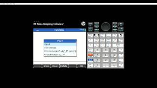 Define Function in HP Prime