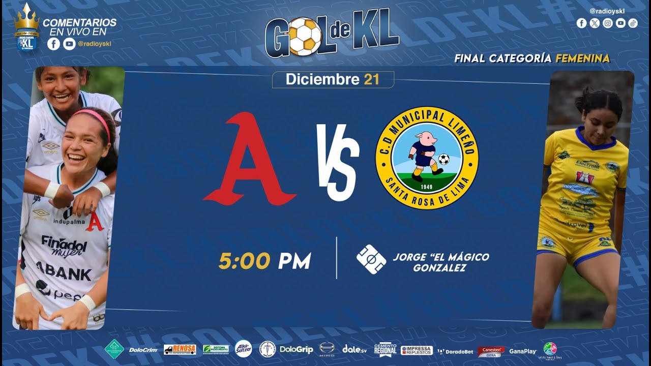 🔴Alianza vs Limeño | Final Torneo Apertura 2025 Categoría Femenina  | 21-12-25