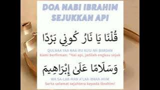 DOA NABI IBRAHIM SEJUKAN API #shortvideo