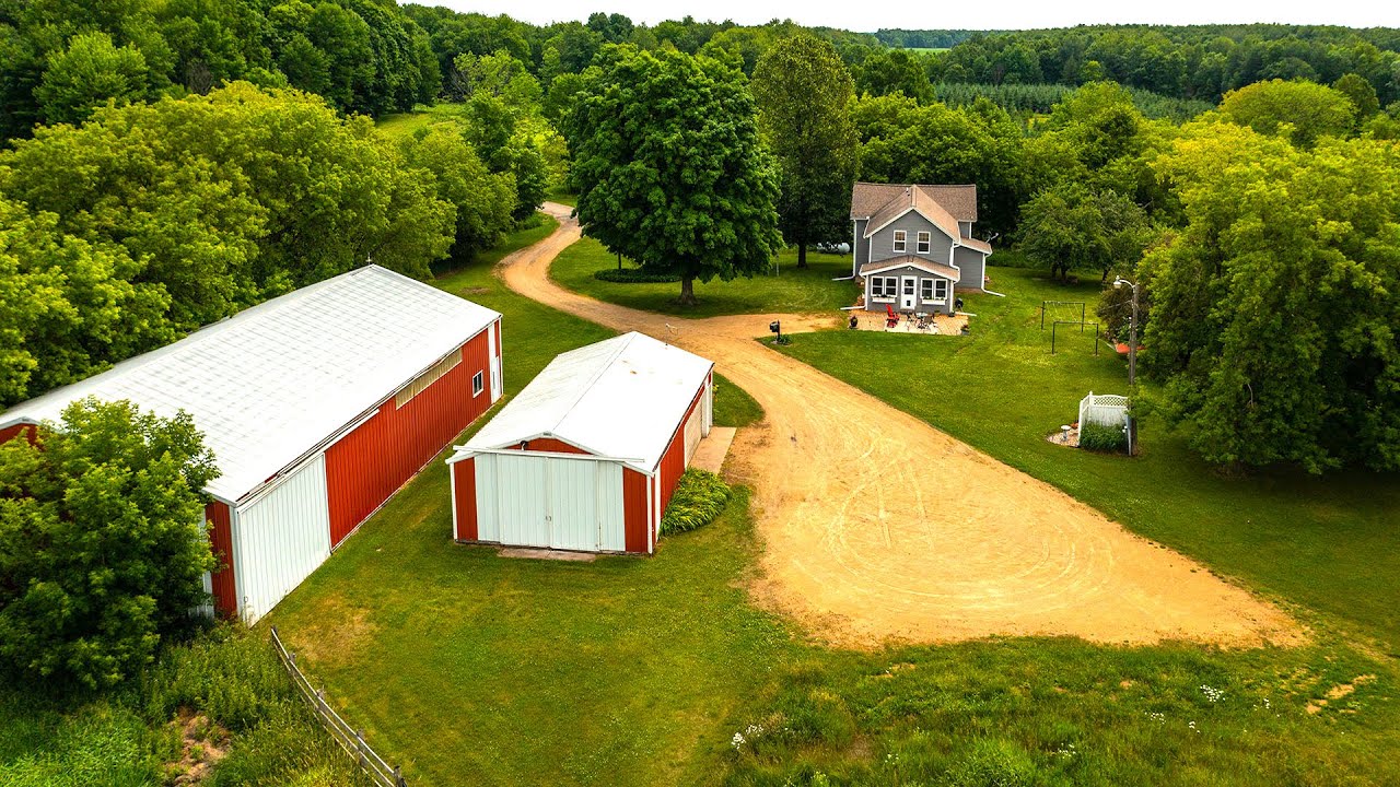 Beautifully Restored Farm Home On 80 Acres In Waupaca County, WI YouTube