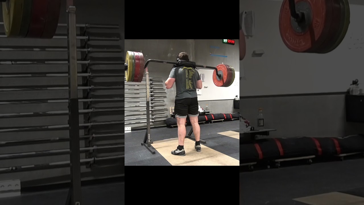 Buildup To Max Effort Safety Bar Squat