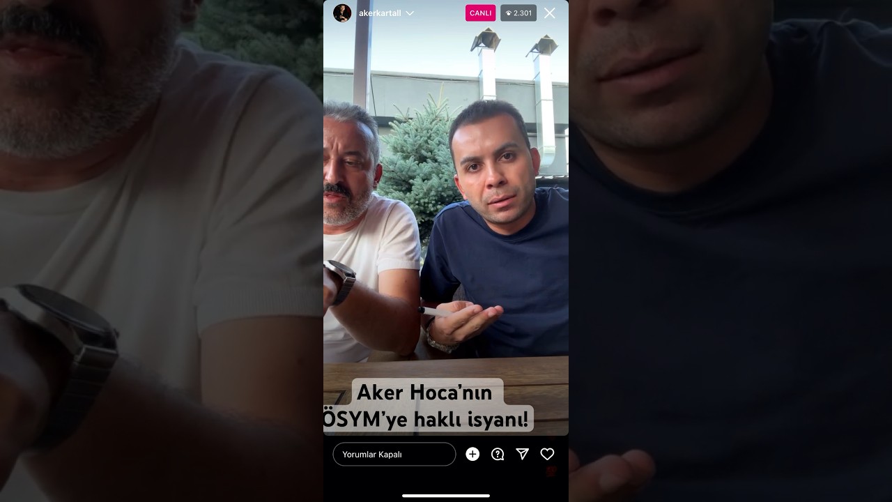 Aker Hoca’nın KPSS’de ÖSYM’ye isyanı!