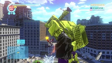 TRANSFORMERS: Devastation PS4 Mission 03 Fight With Devastator.