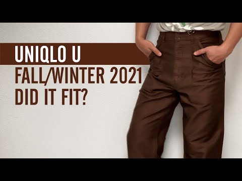 Uniqlo U 2021 Wide-Fit Work Pants & Wool-Blend Wide-Fit Pants by Christophe  Lemaire 