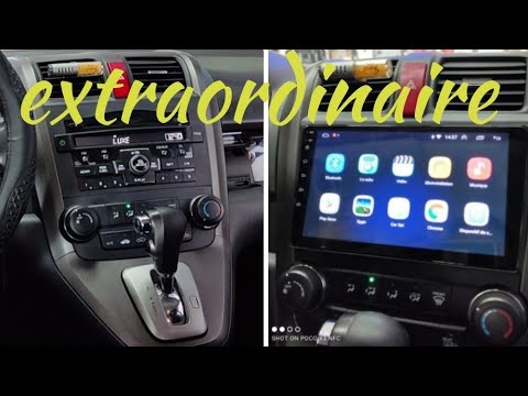 installation autoradio Android honda CRV 2012